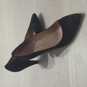 Marc Jacobs Black Suede Pumps Size 36.5